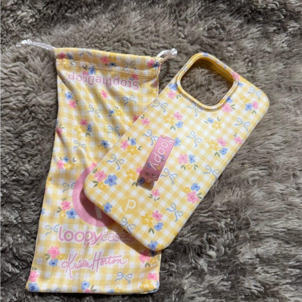 Loopy Case Yellow Floral Phone Case